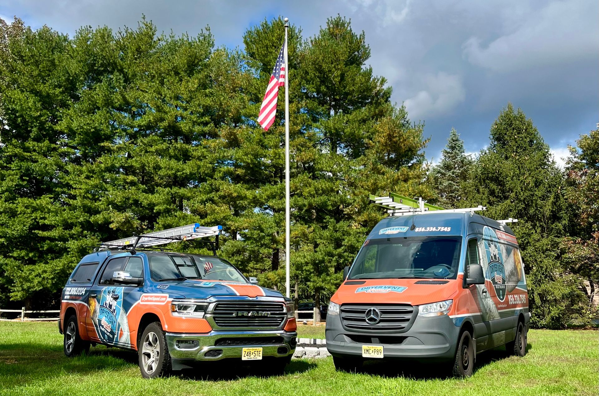 Dryer Vent Squad service vans